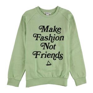 Elevenparis Womens Make Fashion Sweatshirt, NWT